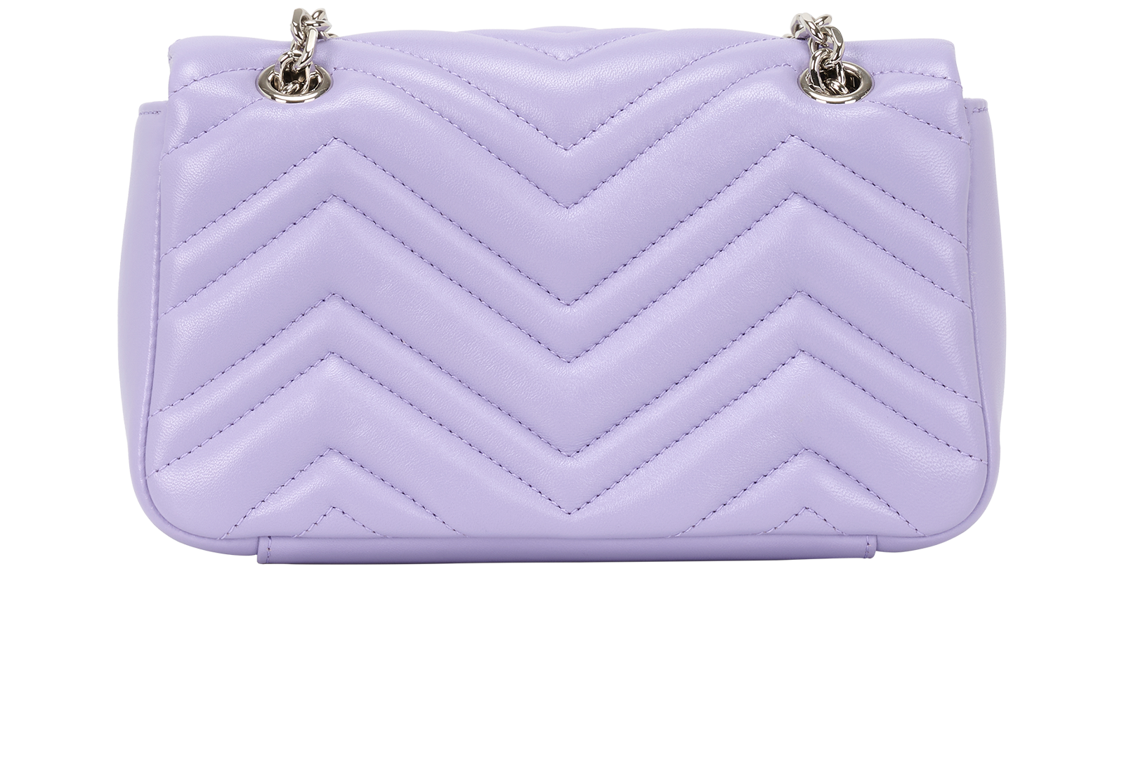 Small GG Marmont, &pound;850, Handbags, Purple, Leather, Back view